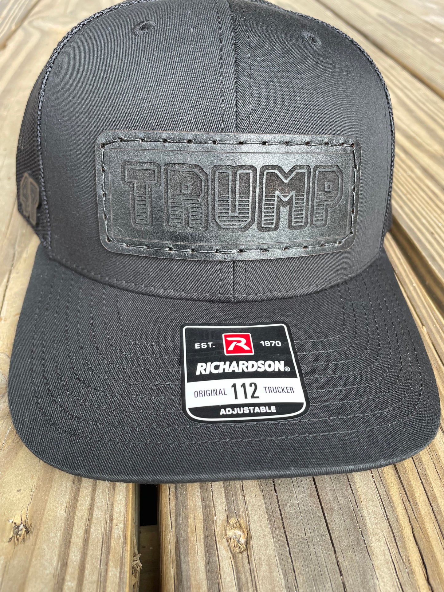 Leather Patch hat, tooled leather patch, custom patch hat, leather patch baseball cap, leather patch trucker hat, hat with leather patch