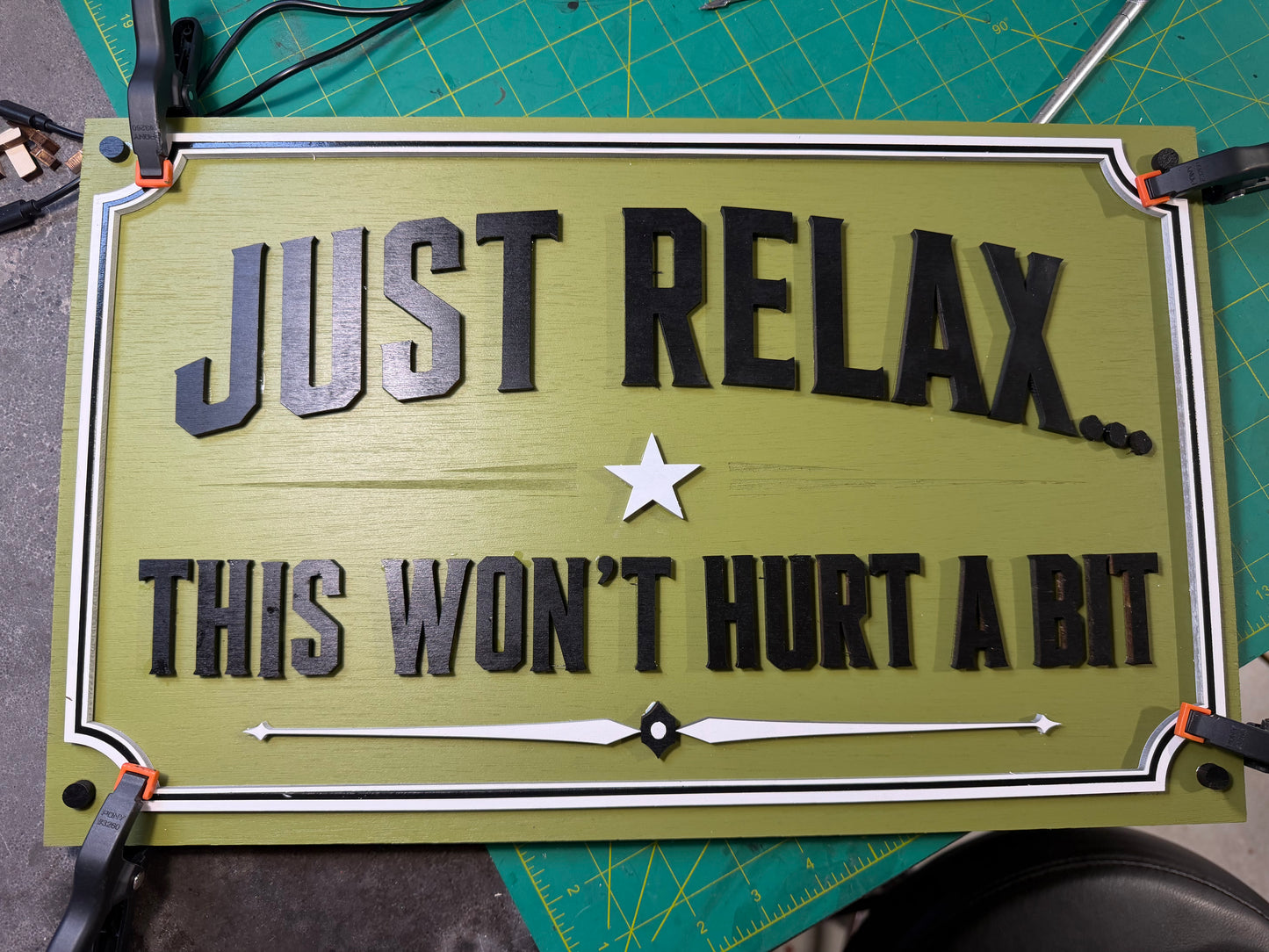 Just Relax Sign