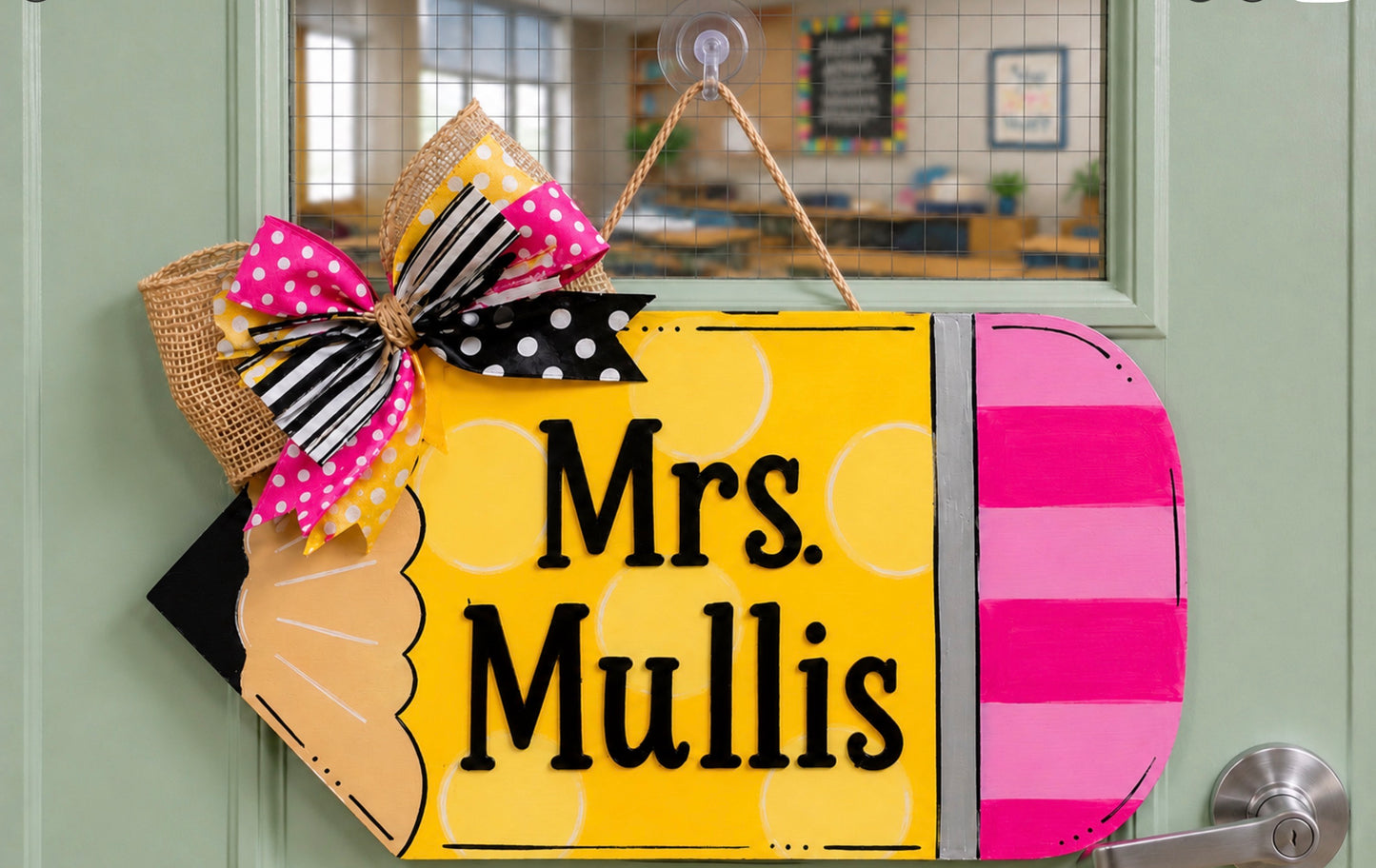 Teacher’s Classroom Pencil Sign