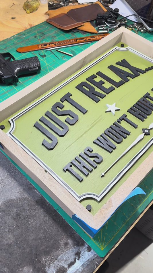 Just Relax Sign