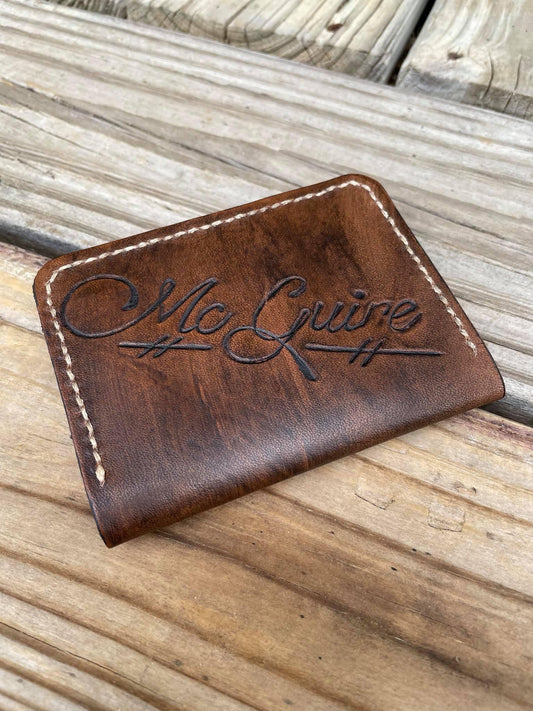 Minimalist Bifold Leather Wallet