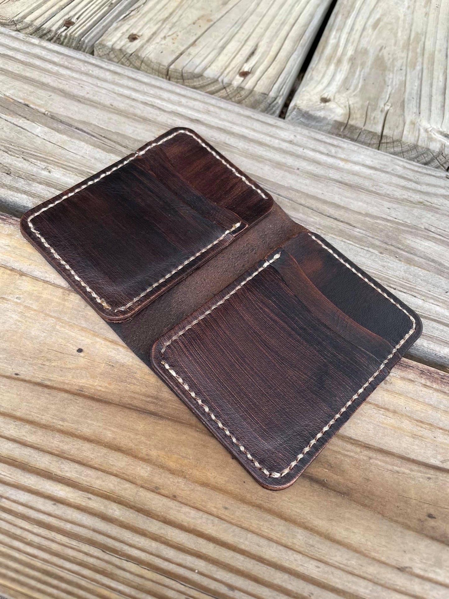 Minimalist Bifold Leather Wallet