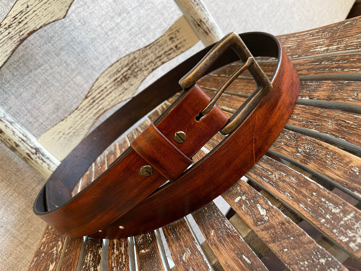 Custom Leather Belt