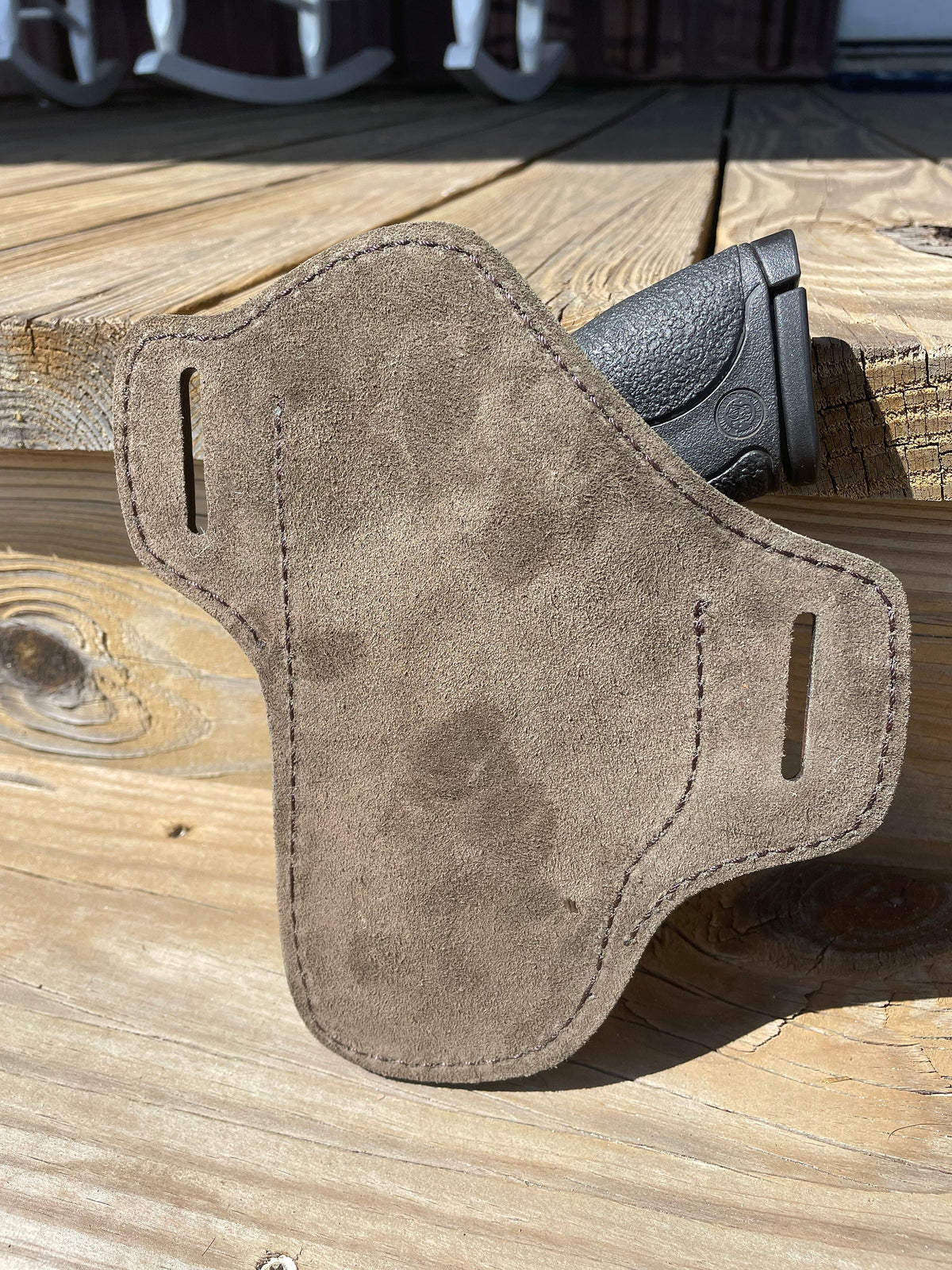 Diamondback Rattlesnake Hand-Tooled Holster